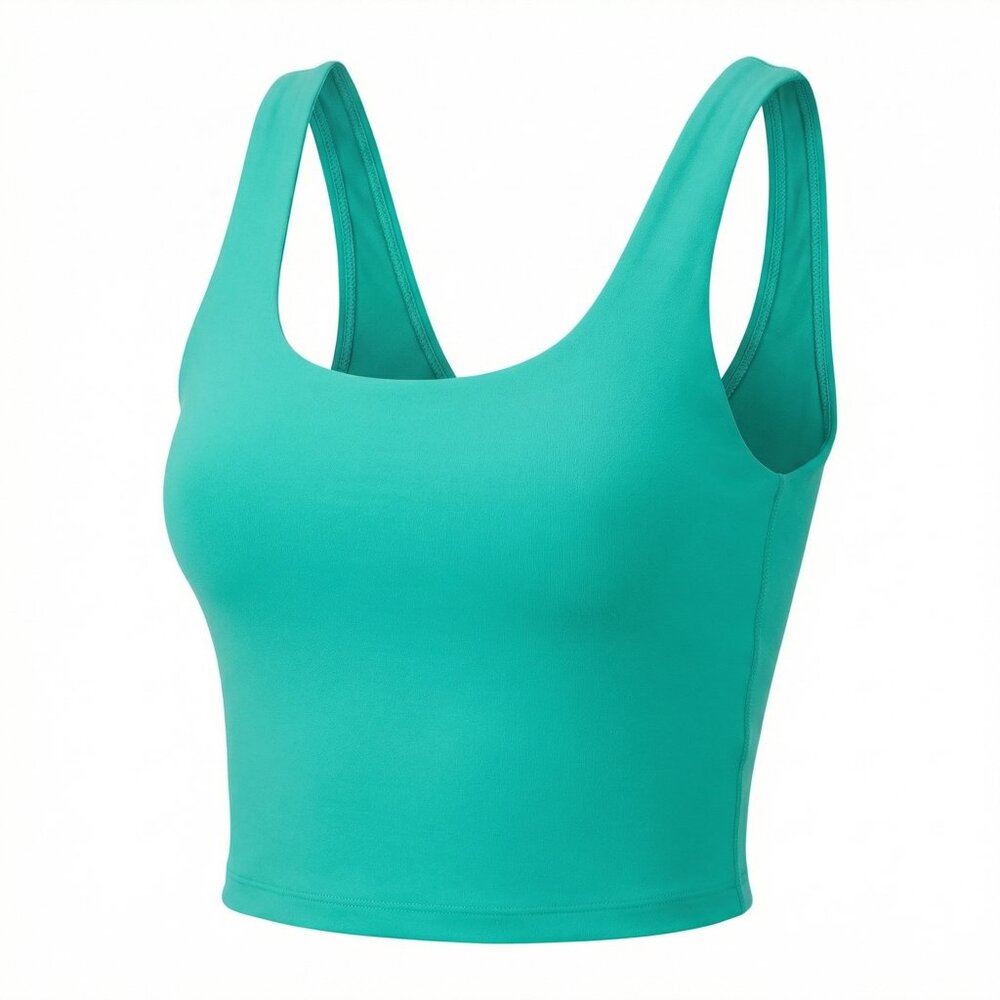 AQUA Athletic Square Neck “Meet and Greet” Top